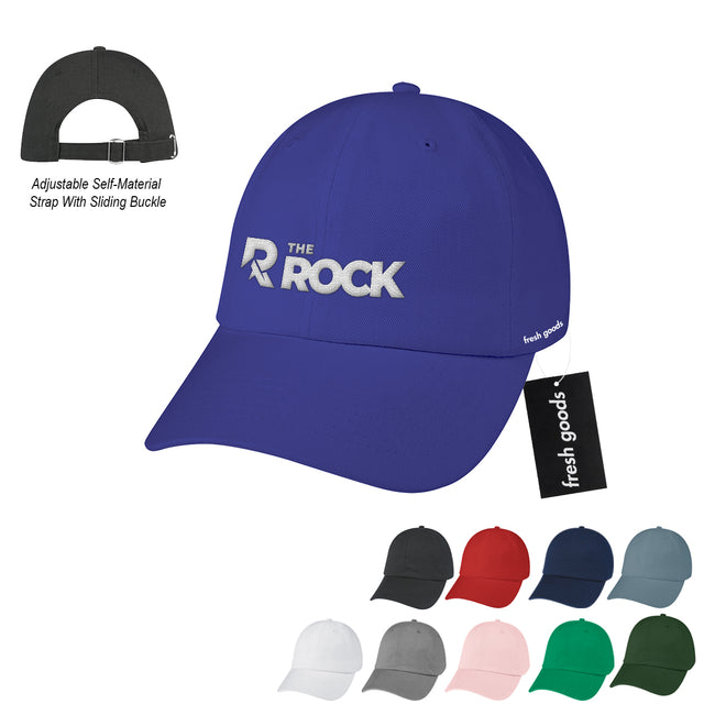 Fresh Goods Cap in Washed Cotton Embroidery