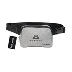 Fresh Goods Everett Heathered Belt Bag - Heather Gray - Silk Screen