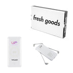 Fresh Goods Five-Way Wireless Power Bank - White - Full Color