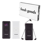 Fresh Goods Five-Way Wireless Power Bank - White