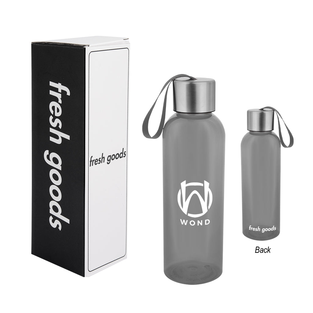 Fresh Goods Jaclyn Bottle, 20 oz - Charcoal - Silk Screen