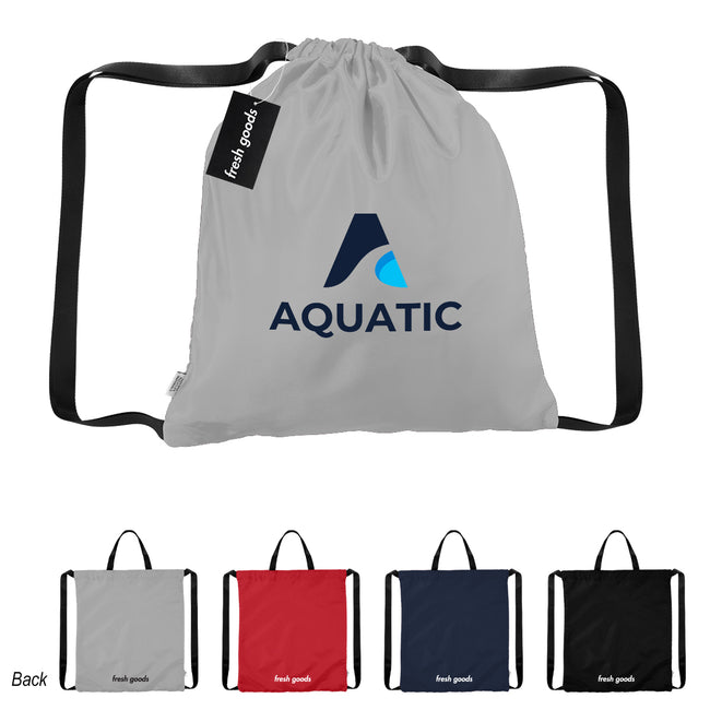 Fresh Goods Joel Drawstring Tote Bag in Recycled PET