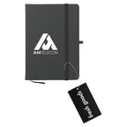 Fresh Goods Journal Notebook in Recycled PET Debossing - Black - Silk Screen