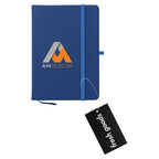 Fresh Goods Journal Notebook in Recycled PET Debossing - Blue - Full Color