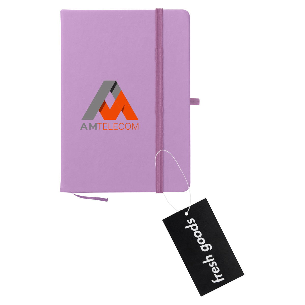 Fresh Goods Journal Notebook in Recycled PET Debossing - Purple - Full Color
