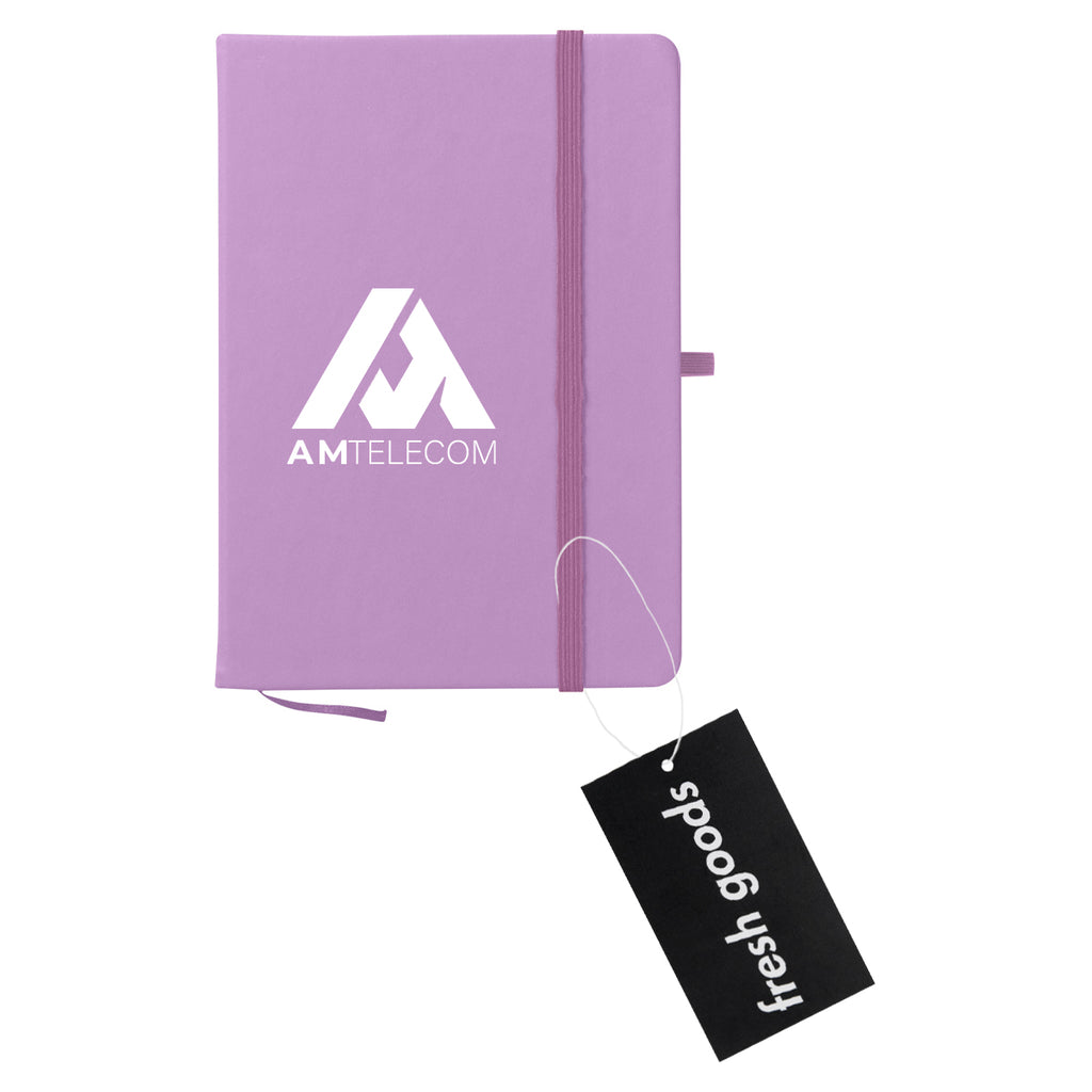 Fresh Goods Journal Notebook in Recycled PET Debossing - Purple - Silk Screen
