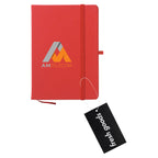 Fresh Goods Journal Notebook in Recycled PET Debossing - Red - Full Color