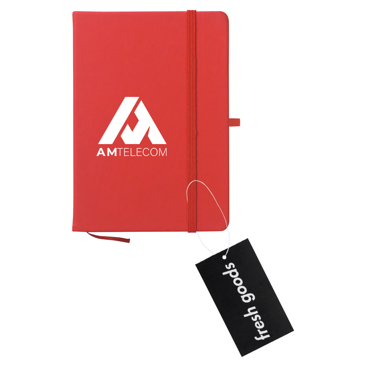 Fresh Goods Journal Notebook in Recycled PET Debossing - Red - Silk Screen
