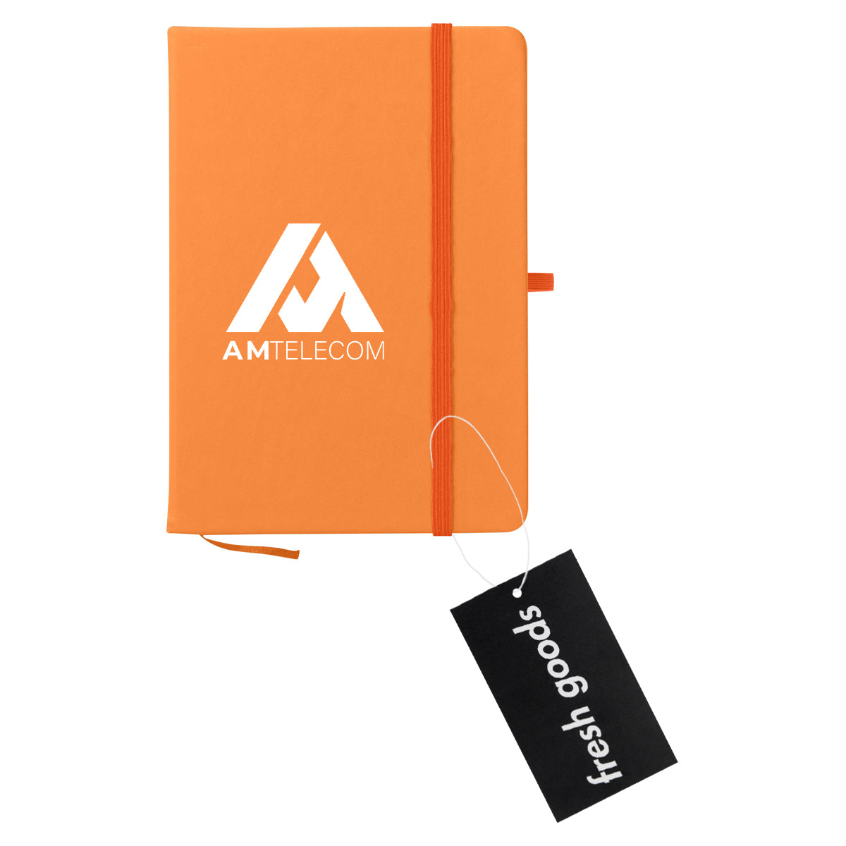 Fresh Goods Journal Notebook in Recycled PET Full Color - Orange - Silk Screen
