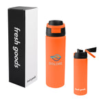 Fresh Goods Pop Sip Recycled Stainless Steel Bottle, 24 oz - Orange - Colorbrite