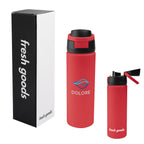 Fresh Goods Pop Sip Recycled Stainless Steel Bottle, 24 oz - Red - Colorbrite