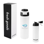 Fresh Goods Pop Sip Recycled Stainless Steel Bottle, 24 oz - White - Colorbrite