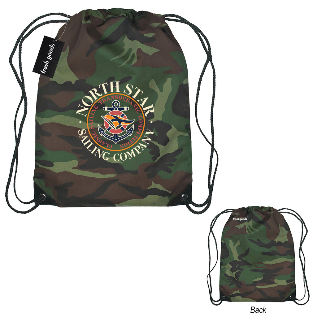 Fresh Goods Small Hit Sports Pack in Recycled PET - Green Camouflage - Colorbrite