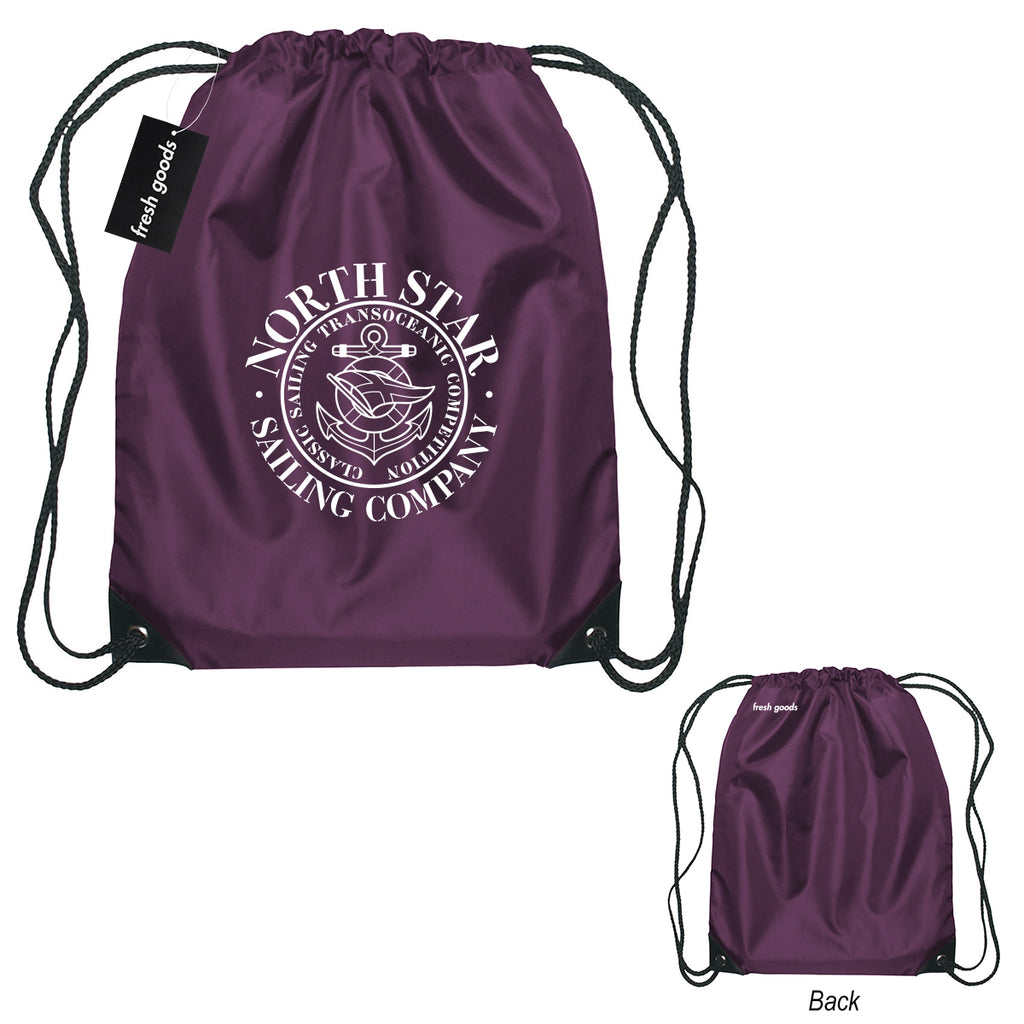 Fresh Goods Small Hit Sports Pack in Recycled PET - Plum - Silk Screen