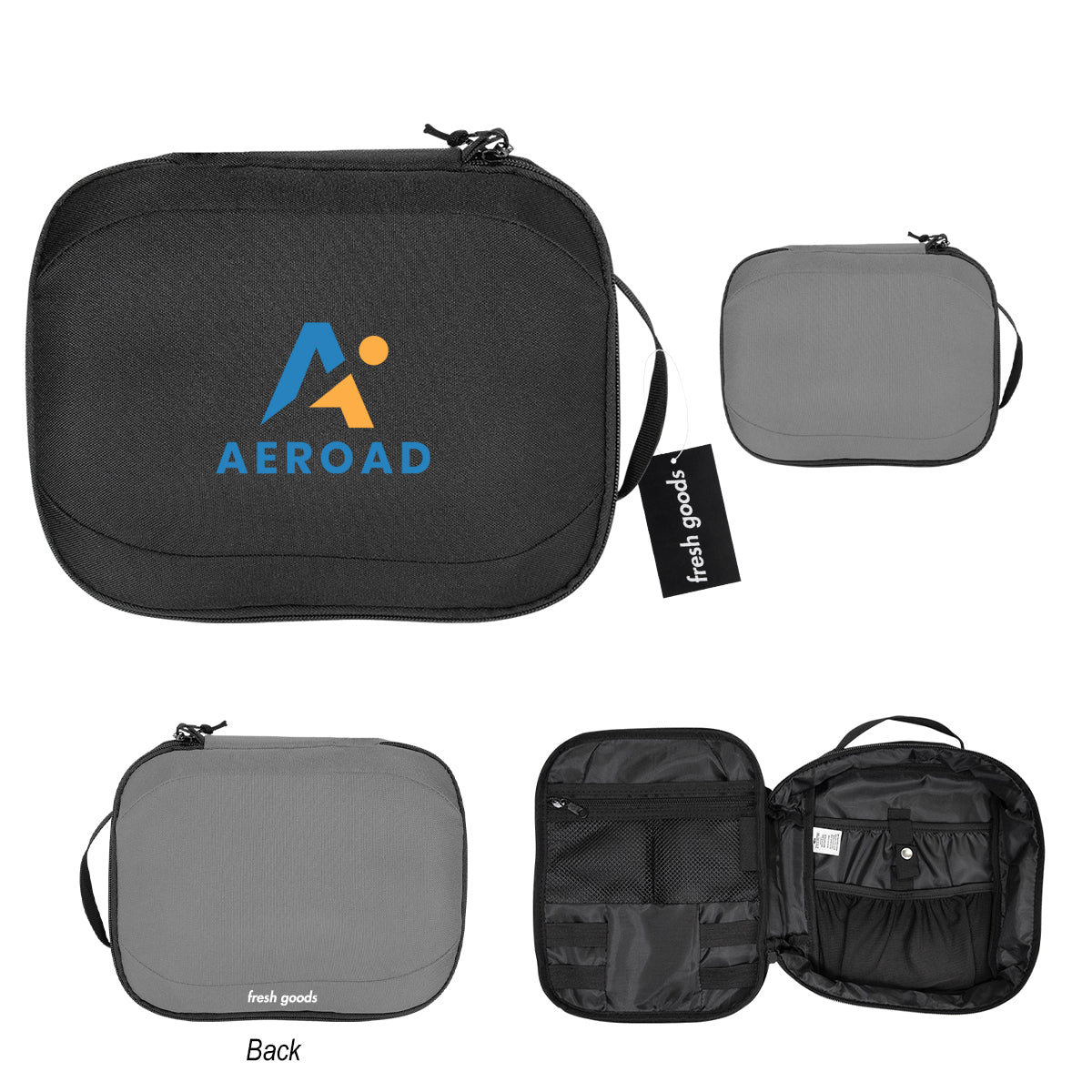 Fresh Goods Tech Travel Pouch in Recycled PET - Black