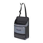 Front Seat Organizer with Laptop Sleeve in Recycled PET Embroidery - Dark Grey - View 2