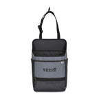 Front Seat Organizer with Laptop Sleeve in Recycled PET Transfer - Dark Grey - View 1