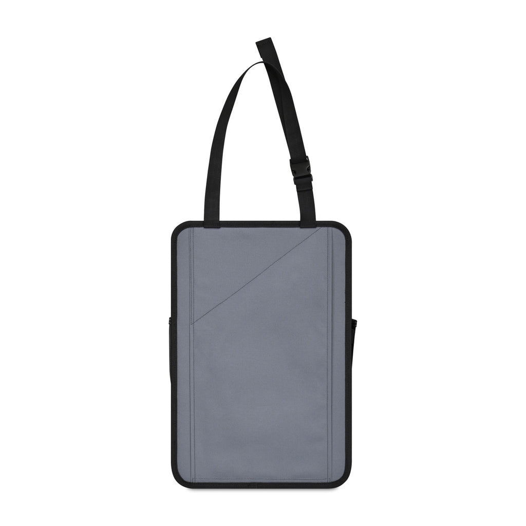 Front Seat Organizer with Laptop Sleeve in Recycled PET Transfer - Dark Grey - View 3