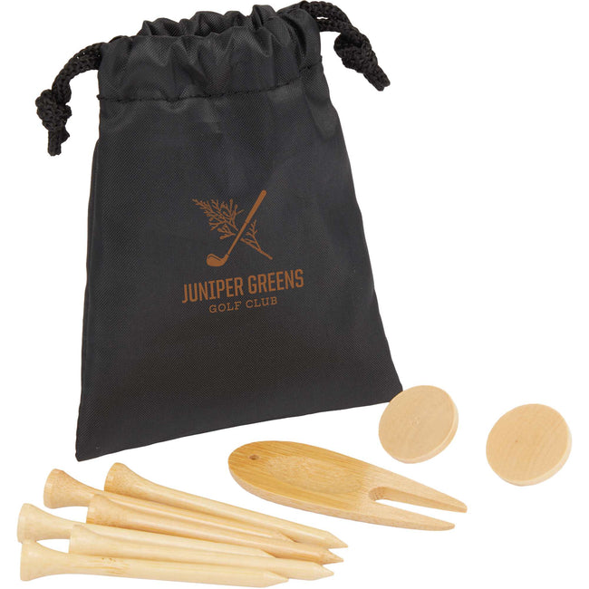 FSC Certified Bamboo Tee Set with Ball Markers