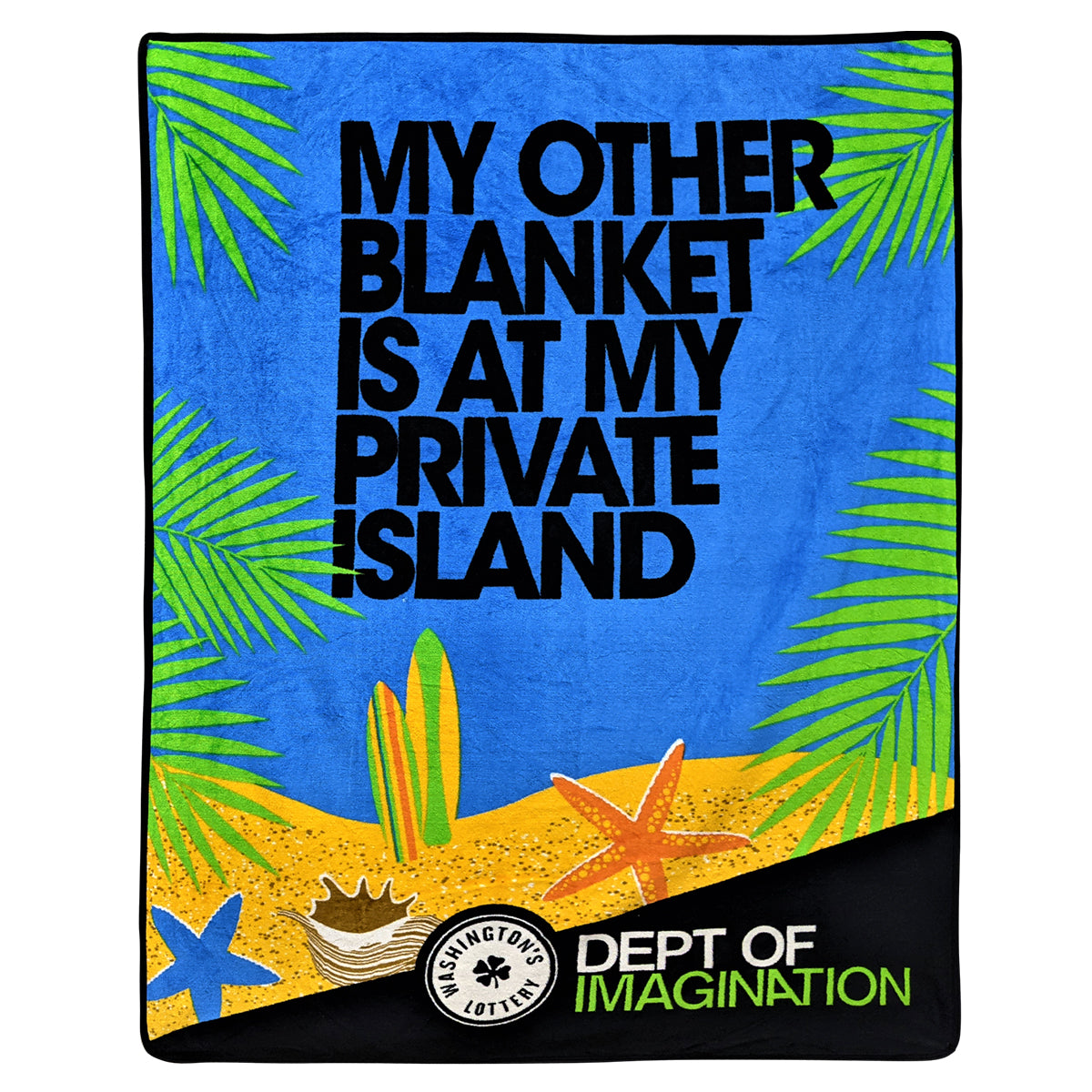 Full Color Blanket, 45 x 60 Inches - 45" X 60" Full Color Blanket