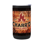 Full Color Double Walled Can Cooler, Four-Way, 12 oz - Black - Megabrite
