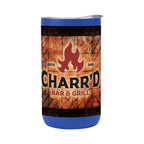 Full Color Double Walled Can Cooler, Four-Way, 12 oz - Blue - Megabrite