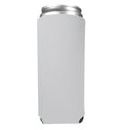 Full Color Slim Kan-Tastic Can Cooler, 8 oz Full Color - White - Blank