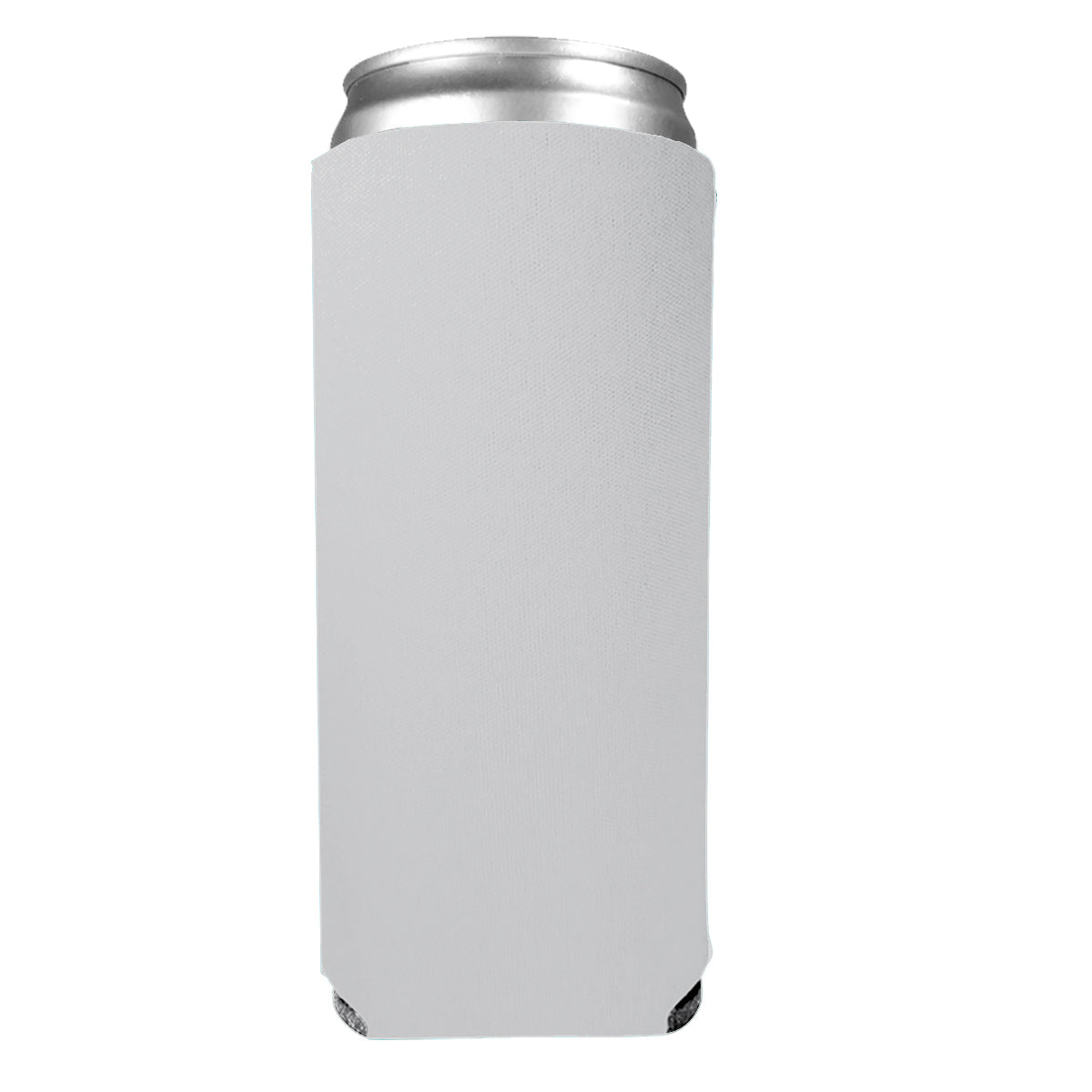 Full Color Slim Kan-Tastic Can Cooler, 8 oz Full Color - White - Blank