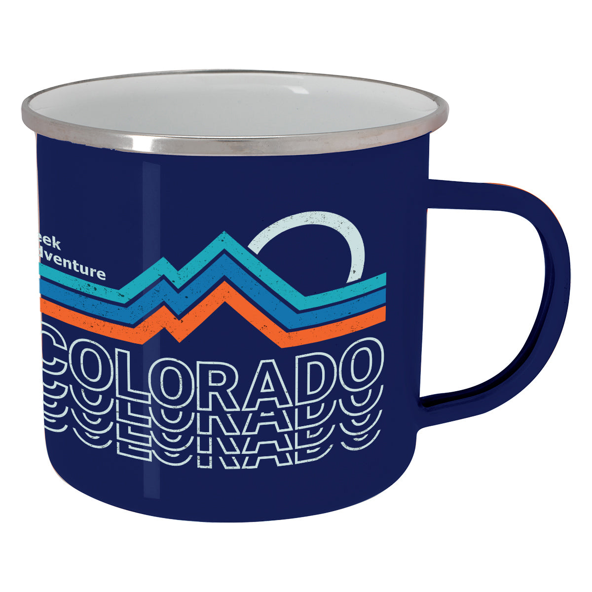 Full Color Steel Campfire Mug, 16 oz - Megabrite