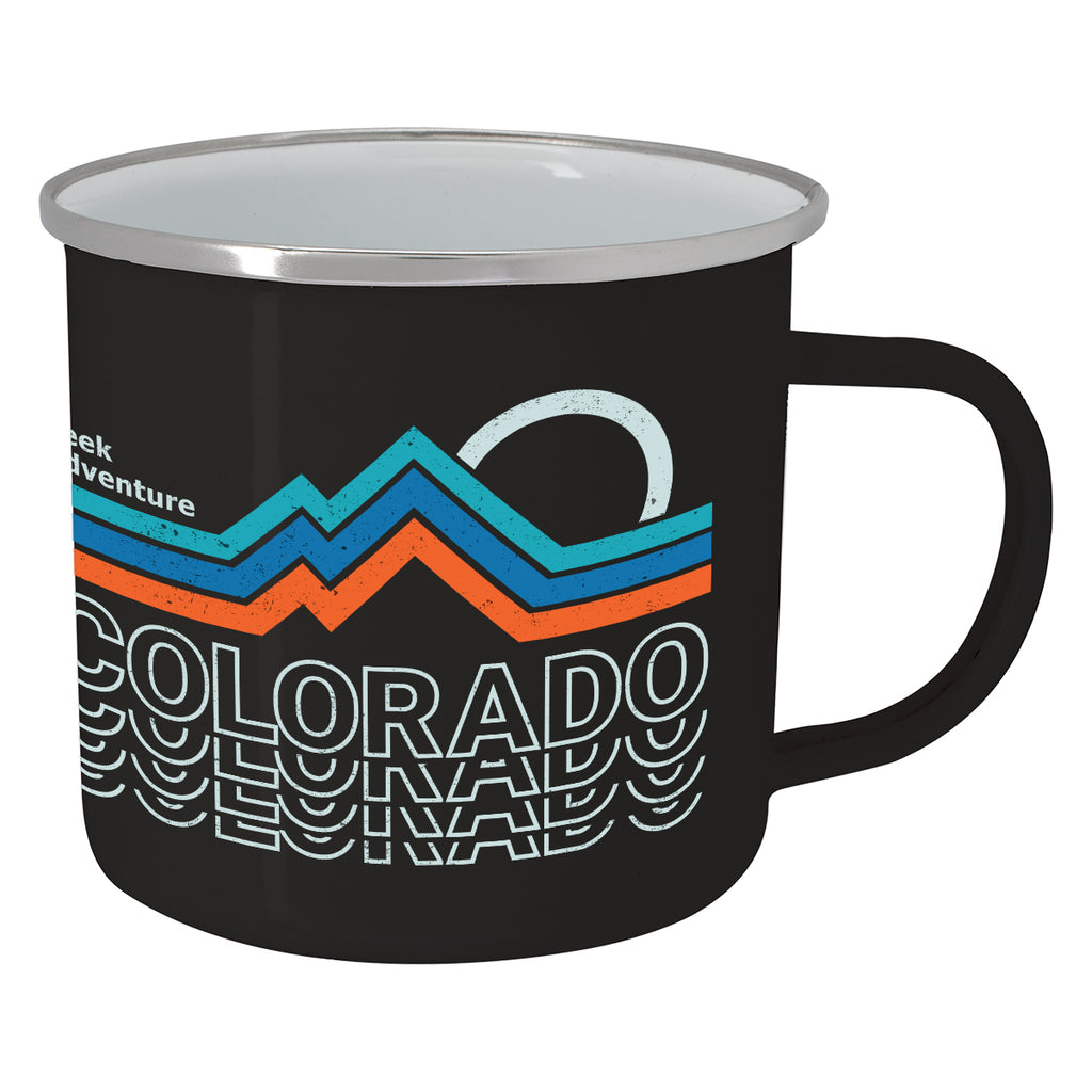 Full Color Steel Campfire Mug, 16 oz - Megabrite