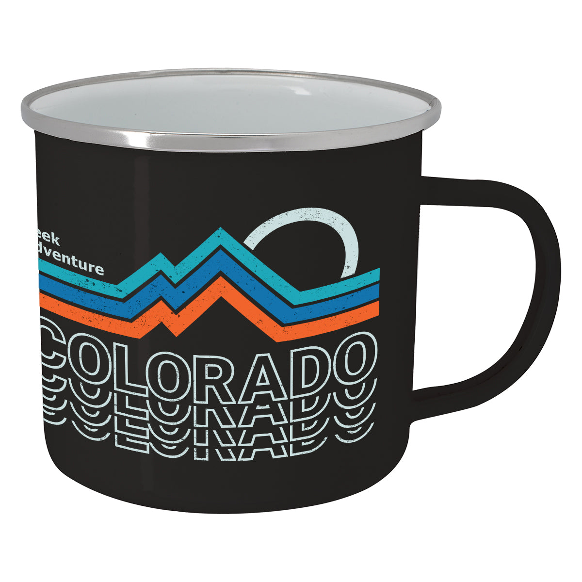 Full Color Steel Campfire Mug, 16 oz - Megabrite
