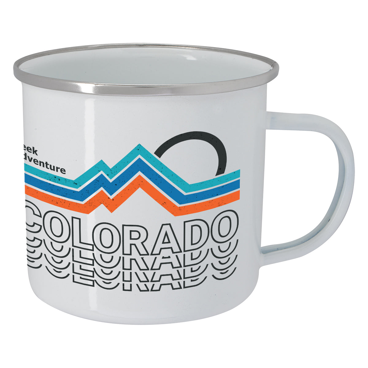 Full Color Steel Campfire Mug, 16 oz - Megabrite