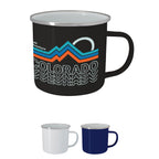 Full Color Steel Campfire Mug, 16 oz
