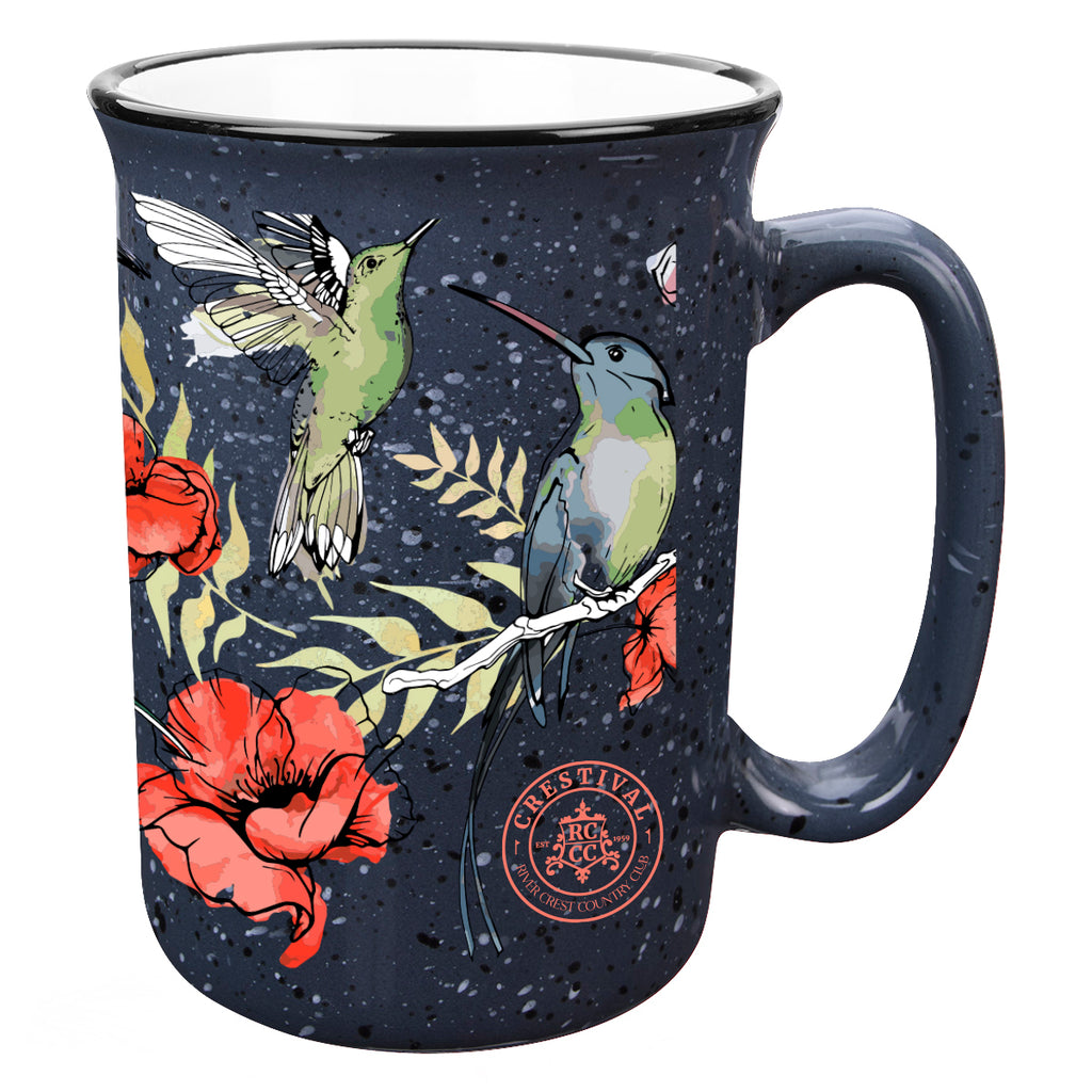 Full Color Tall Campfire Mug, 12 oz - Gray - Megabrite
