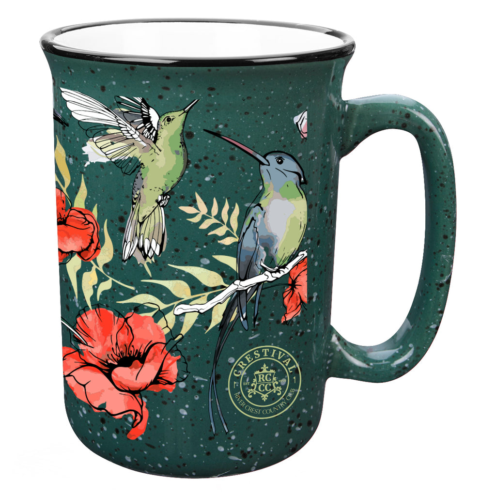 Full Color Tall Campfire Mug, 12 oz - Green - Megabrite