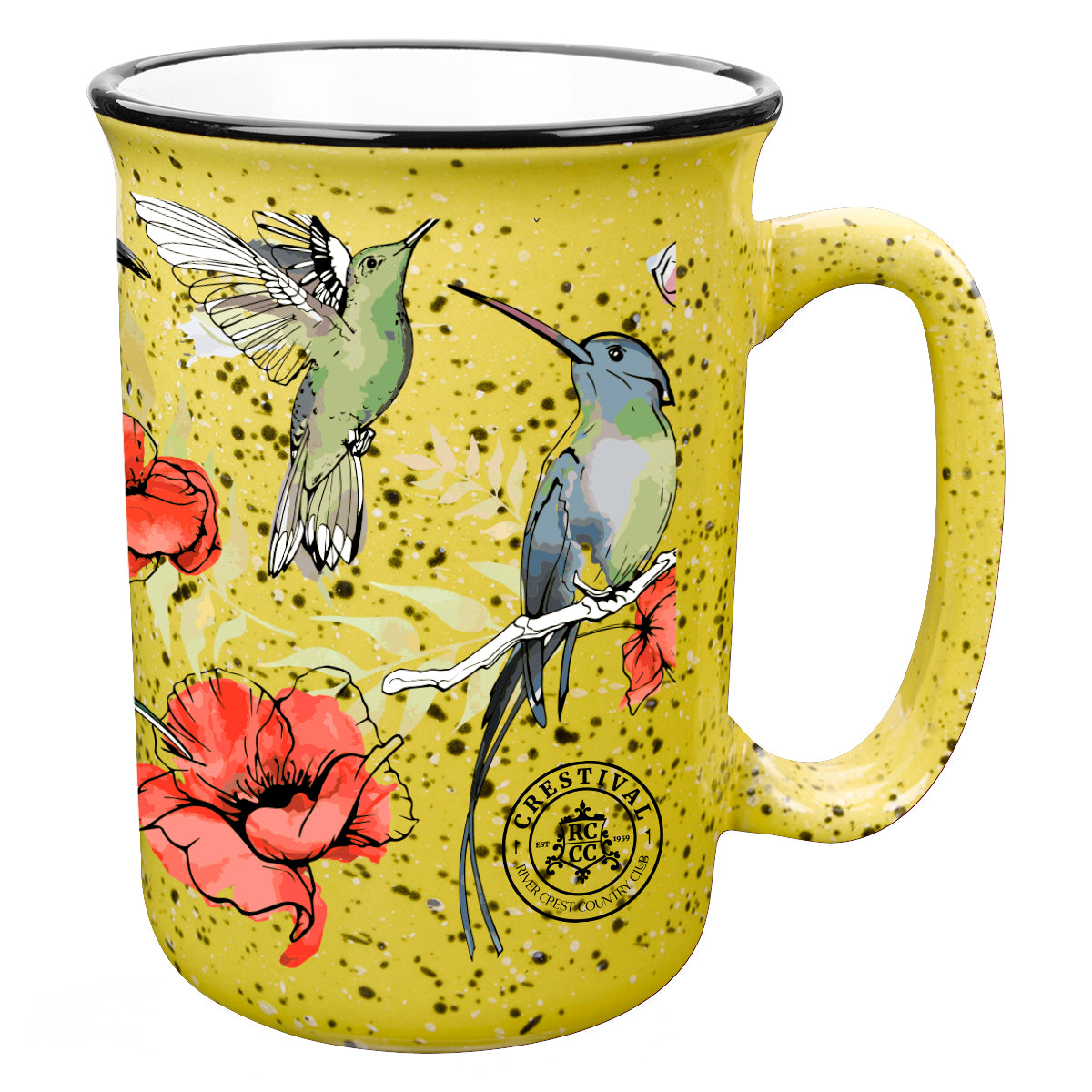 Full Color Tall Campfire Mug, 12 oz - Lemon - Megabrite