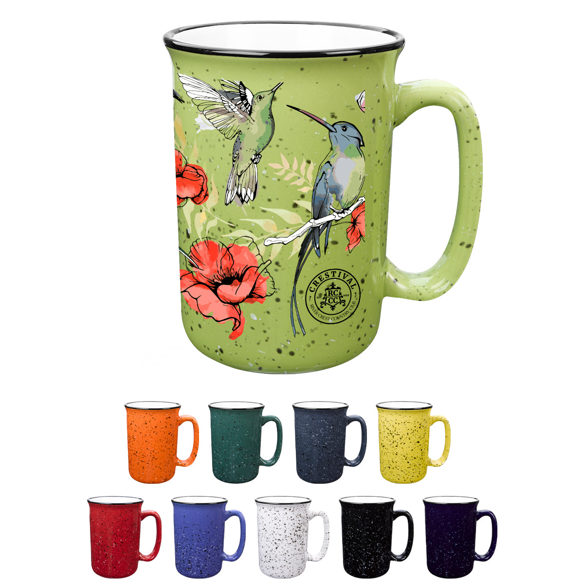 Full Color Tall Campfire Mug, 12 oz
