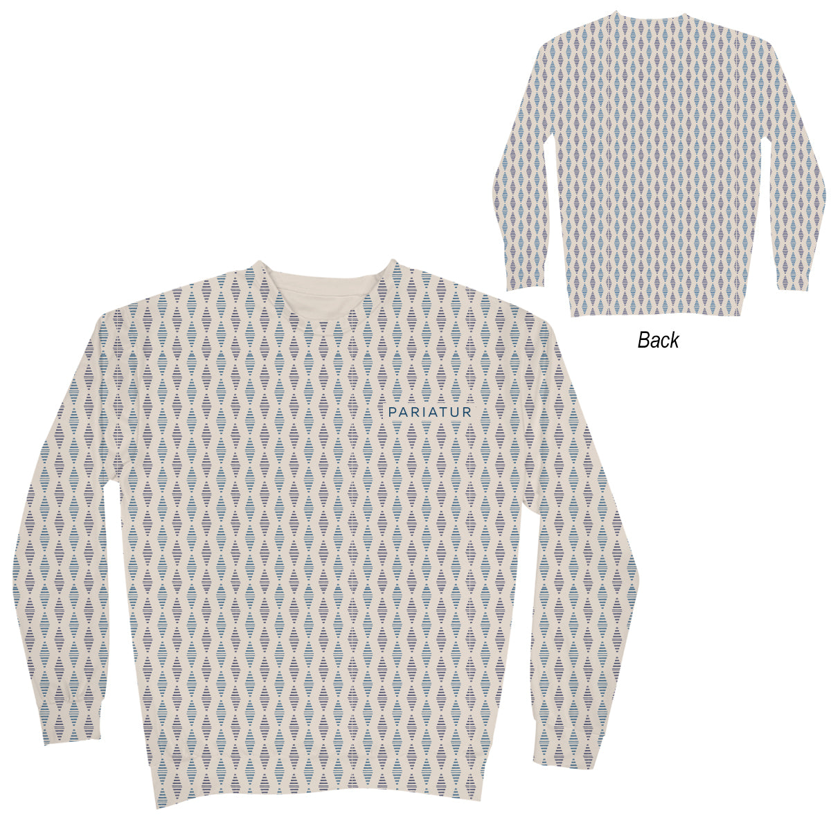 Fully Sublimated Crewneck Sweatshirt, UPF 30+ - UPF 30+ Fully Sublimated Crewneck Sweatshirt