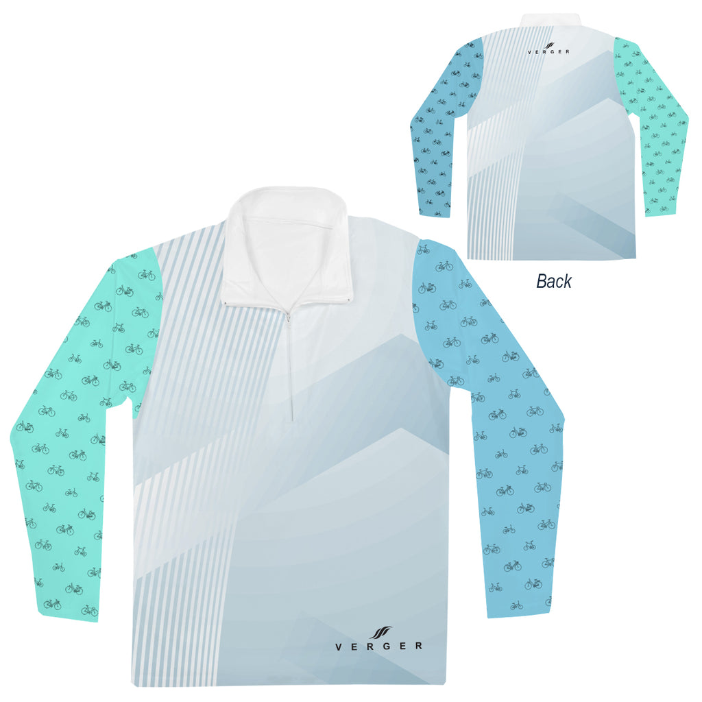 Fully Sublimated Quarter Zip, UPF 30+