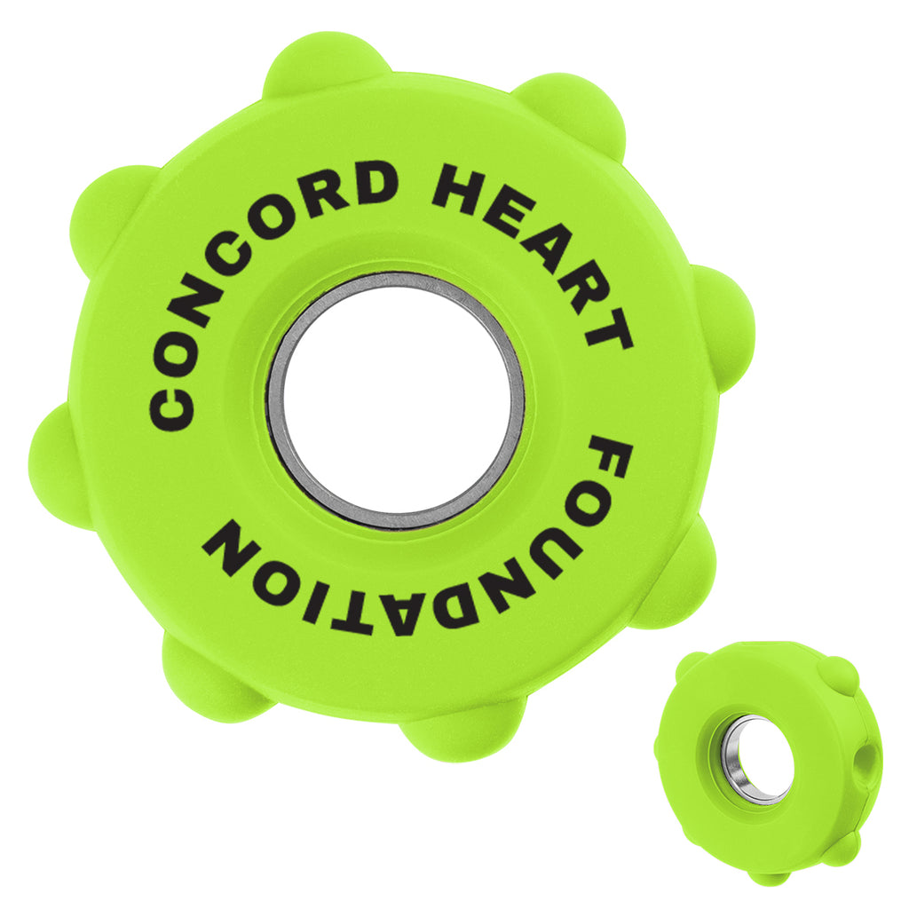 Fun Spinner, Push Pop - Lime Green - Pad Print