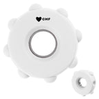 Fun Spinner, Push Pop - White - Pad Print