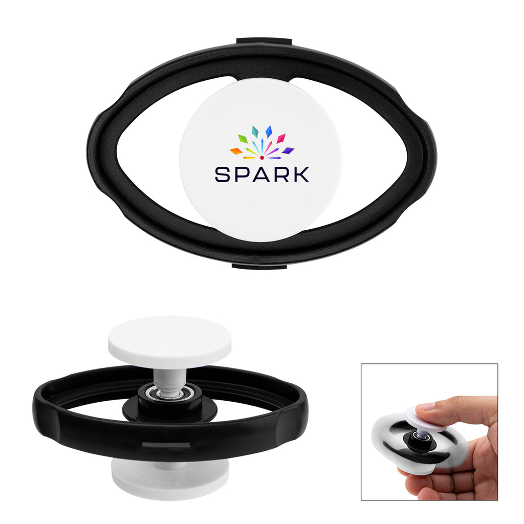 Fun Spinner with Double Axis - Black - Full Color