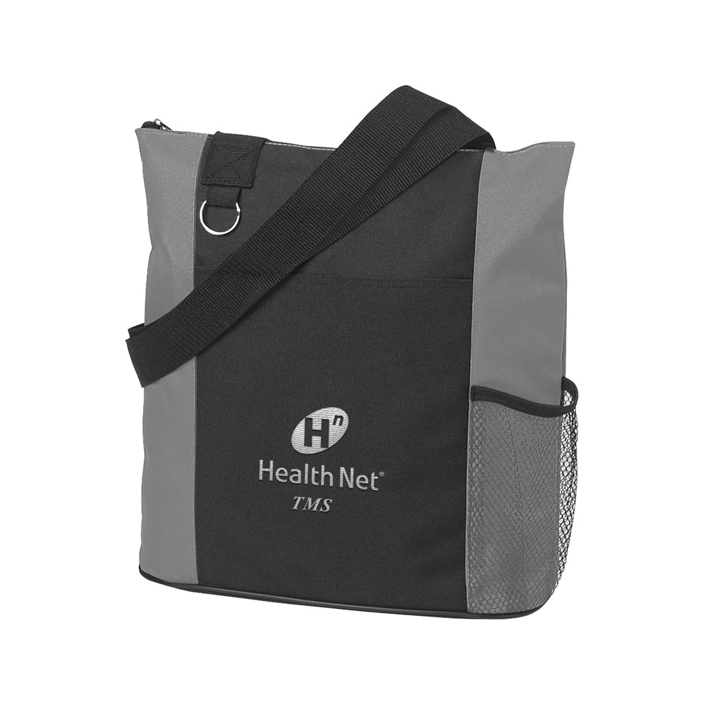 Fun Tote Bag in Recycled PET - Black - Embroidery
