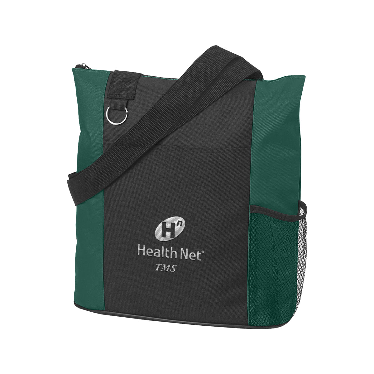 Fun Tote Bag in Recycled PET Embroidery - Black - Embroidery