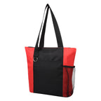 Fun Tote Bag in Recycled PET Embroidery - Red - Strap