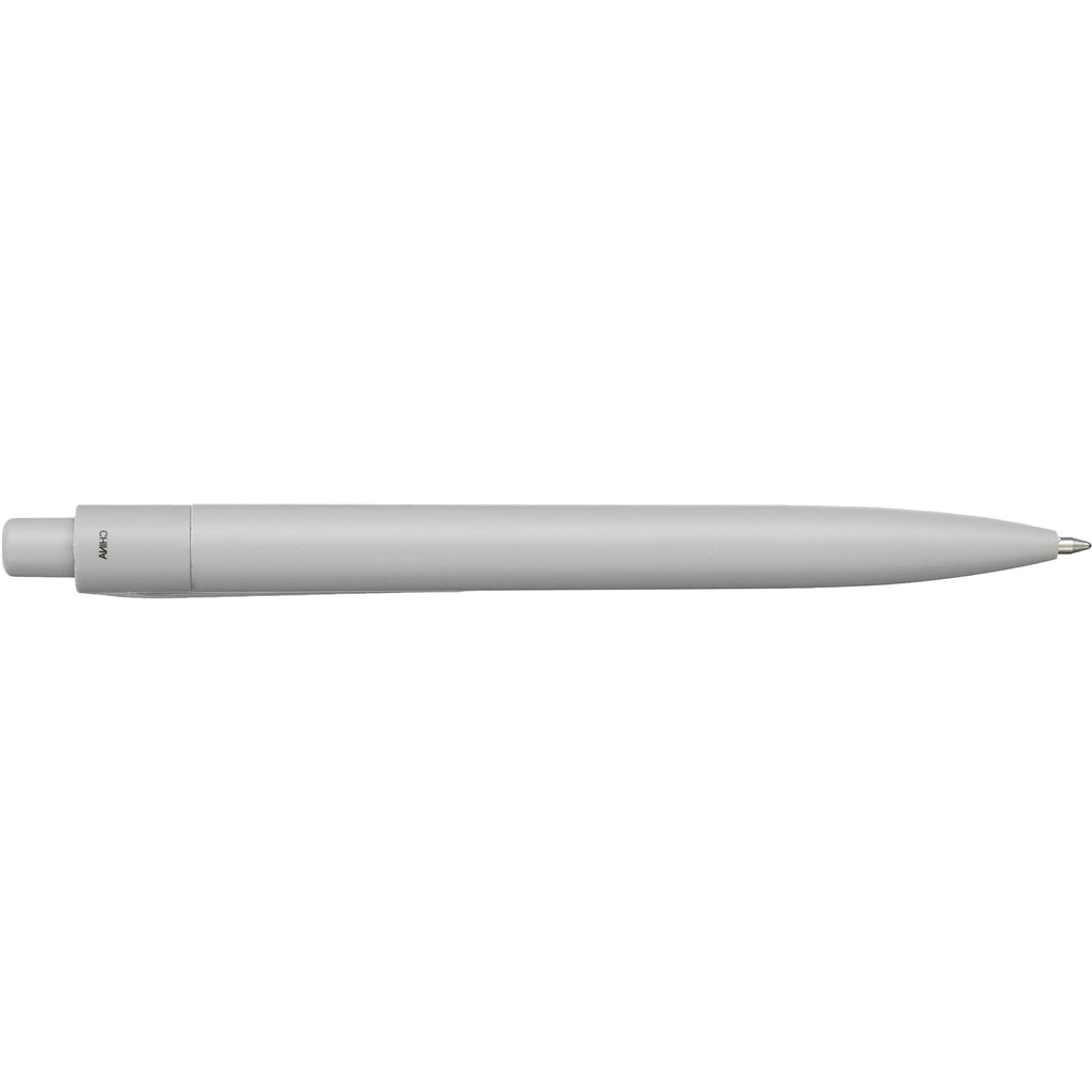 Function Gel Pen with Stone and Polypropylene Barrel Full Color - Gray - Back 2