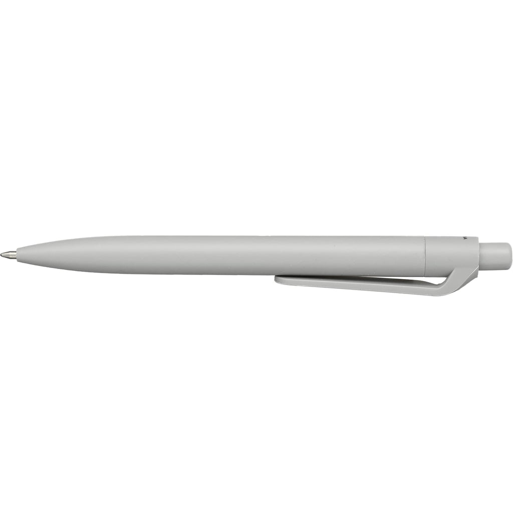 Function Gel Pen with Stone and Polypropylene Barrel Full Color - Gray - Left Side