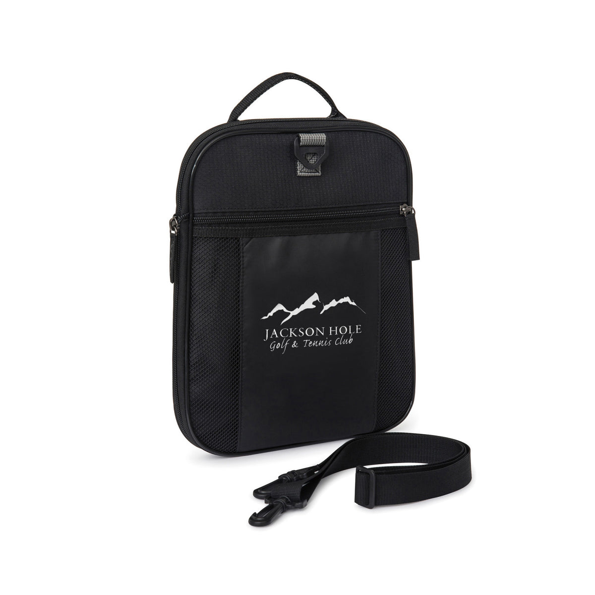 Fusion Packable Duffel, Folds into Its Own Pouch Embroidery - Black - View 4