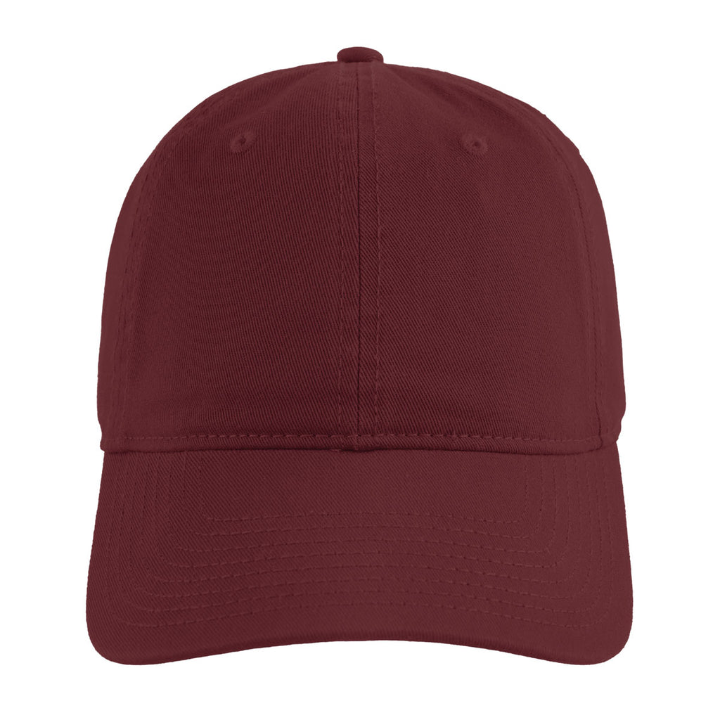 Game Changer Relaxed Cap, Classic - Maroon - Front