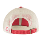 Game Changer Twill Trucker Cap, Pigment Dyed - Red - Back